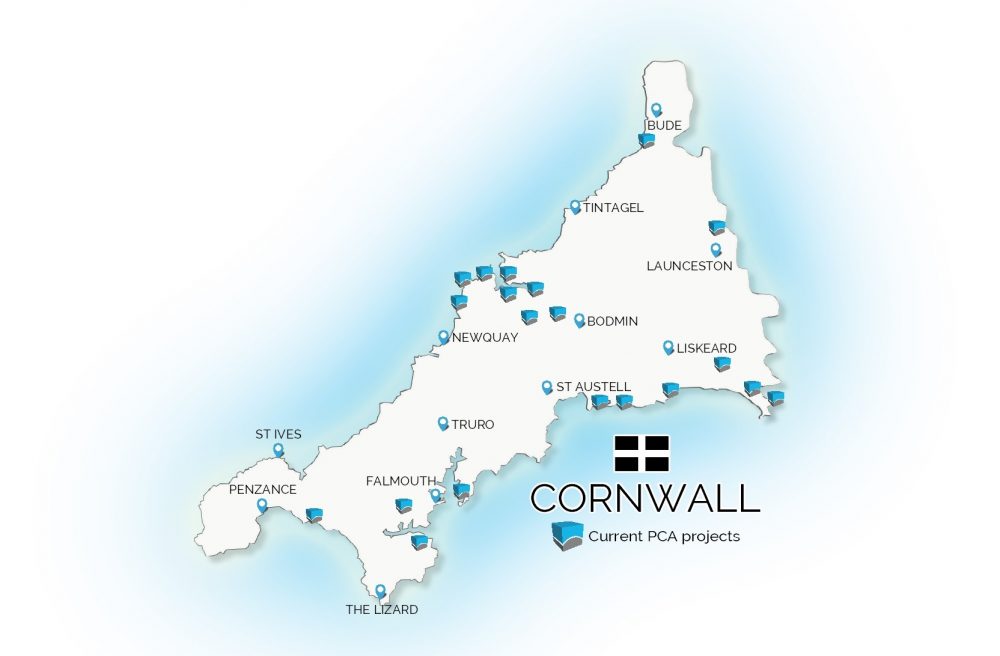 PCA structural, conservation and civil engineers' work in Cornwall