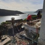 Salcombe extension piling